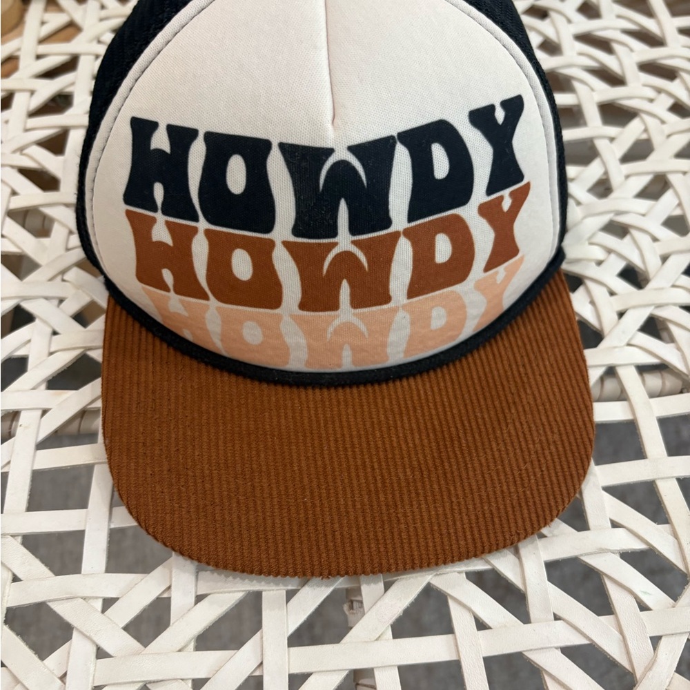 Kids Howdy Hat - Black and Brown